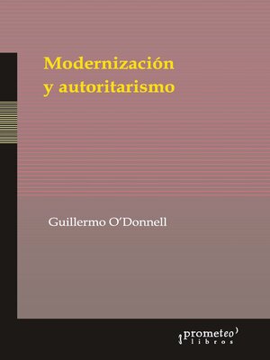 cover image of Modernización y autoritarismo